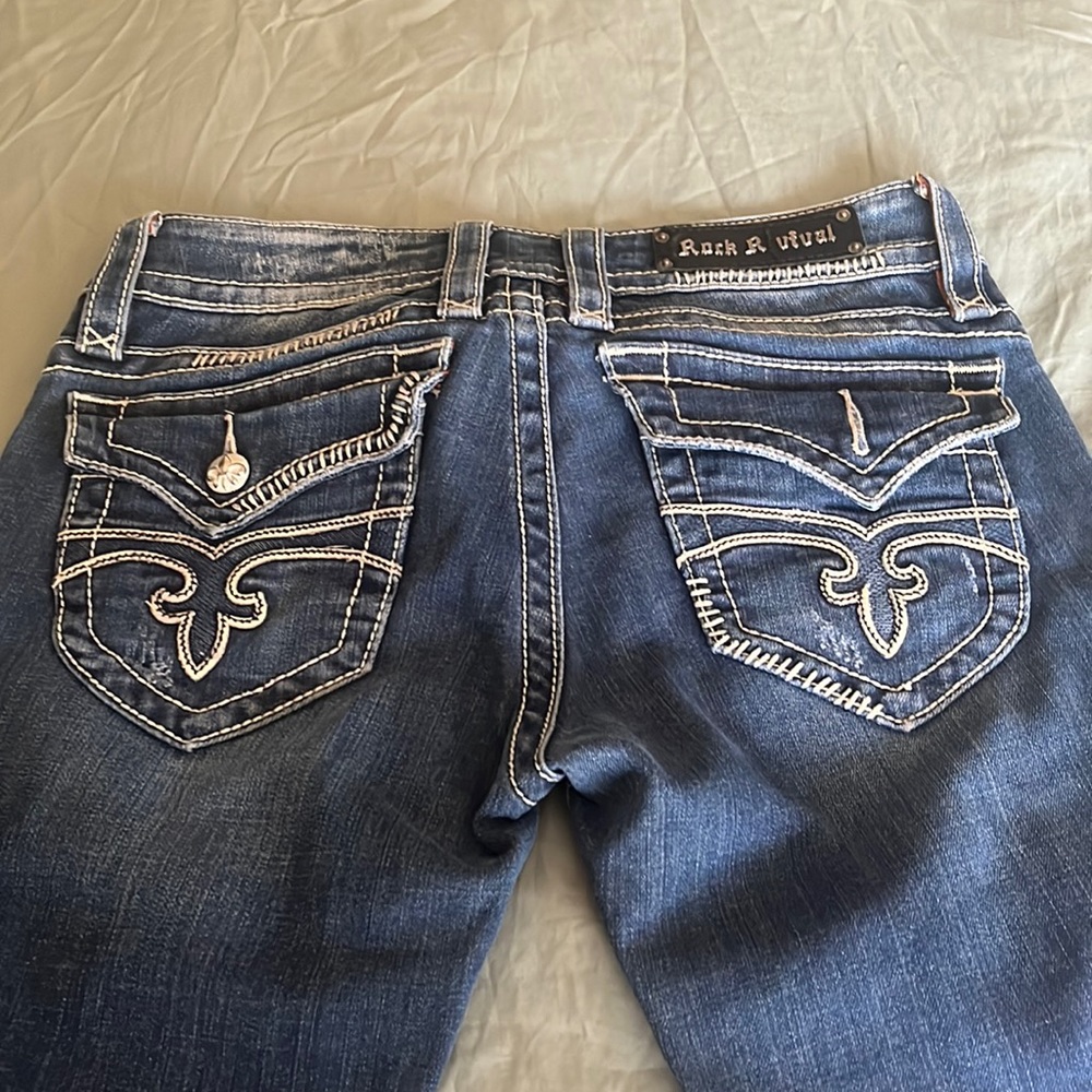 Rock Revival Jett Boot Cut Jeans in Excellent Condition.